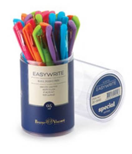 РУЧКА "EasyWrite.SPECIAL"ШАРИКОВАЯ 0.5 ММ, СИНЯЯ (5 цветов корпуса) 20-0040 1/24