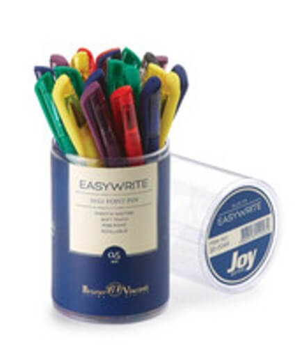 РУЧКА "EasyWrite.JOY" ШАРИКОВАЯ 0.5 ММ, СИНЯЯ (3 цвета корпуса) 20-0044 1/24