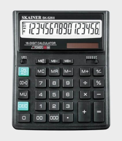 Калькулятор 16 разрядов SK-526II SKAINER