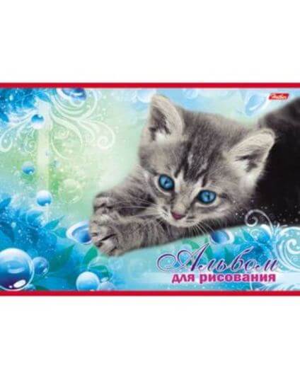 Альбом 20л "Котята" А4, на скобе 20А4В 1/60