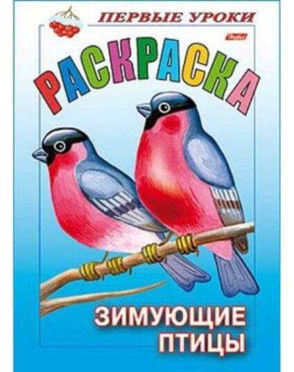 Раскраска А5 Посмотри и раскрась "Зимующие птицы" 1-ые уроки 1/100