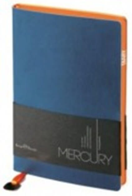 Ежедневник А5 "MERCURY" (Т-СИНИЙ) 3-435/08