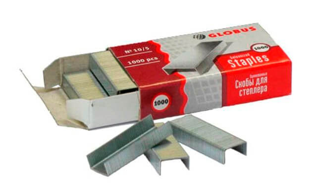Скобы №10 оцинкованные С10-1000 1/20