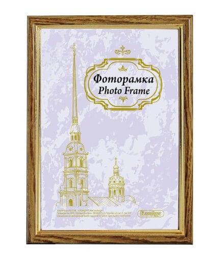 Ф/рамка пластиковая 15Х21 ольха 586РП1521 1/20