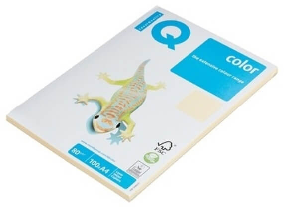 Бумага IQ COLOR PALE, пл.80г/м2, кремовая, 100л./пач. арт.CR20