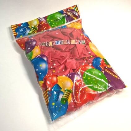 Воздушные шарики:красный металлик.размер №12 МС-3443/крас./ 1/100