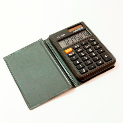 Калькулятор: 8-разрядный,  размер упаковки-9*5,8*1,1.  CT-100N, SDL-100N