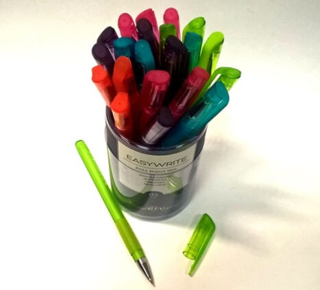 РУЧКА "EasyWrite.CREATIVE"ШАРИКОВАЯ 0.5 ММ, СИНЯЯ (5 цветов корпуса)1/24