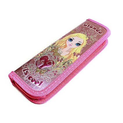Пенал "Блондинка" металл, конгрев 813828 81П13 1/48