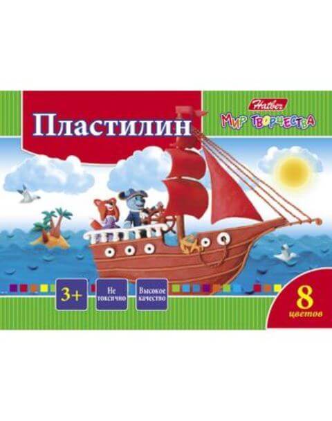 Пластилин 8цв. -Ушастики- 160г со стеком KPn_08880 1/23