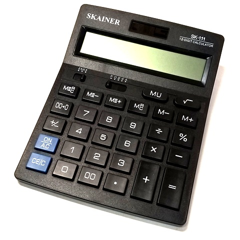 Калькулятор 12 разрядов  SK-111   SKAINER