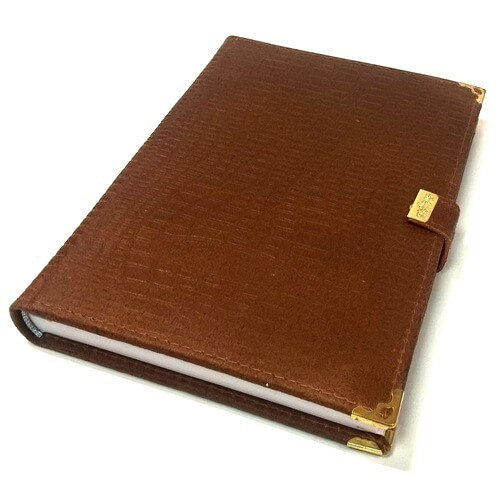 Ежедневник А5 с кнопкой кожа 9Е21к