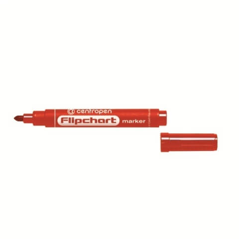 Маркер FLIPCHART, красныйй, круглый наконечник, 2,5 мм, арт.8550/1К 1/10