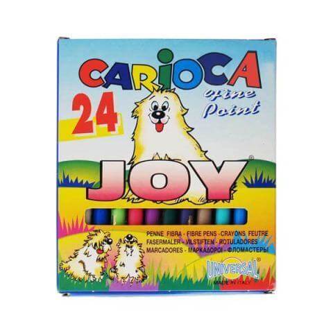 Фломастеры 24цв. CARIOCA JOY картон. уп. 40615/24 1/12