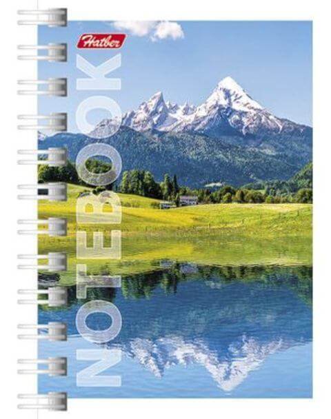 Записная книжка А7 40л гребень "Пейзажи" 40ЗК7B1гр 1/144