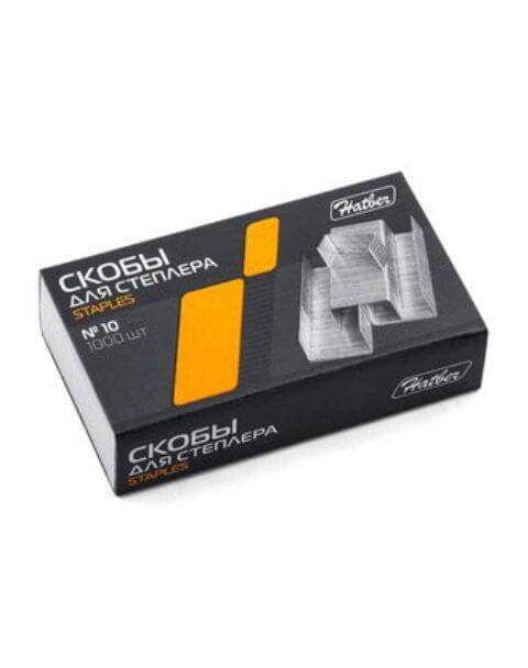 Скобы №10 1000шт оцинкованные в картонной к. 10DS_00010 1/20