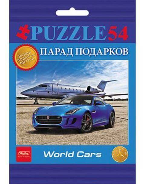 Пазлы 54эл. А5ф 130х175мм -Скорость и мощь- в пакете с европодв. 54ПЗ5 1/40