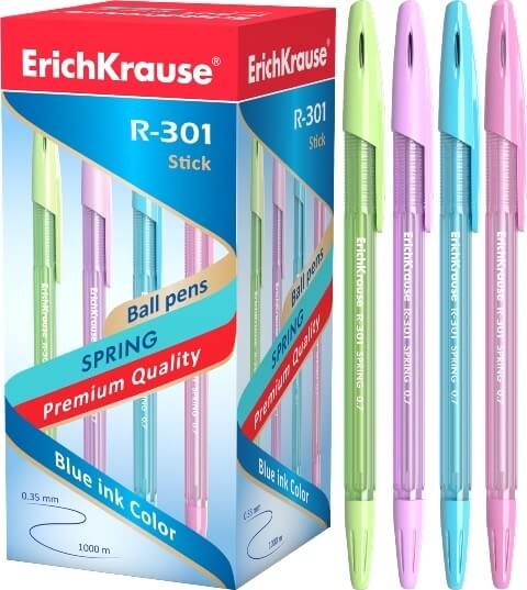 Ручка шариковая R-301 SPRING 0.7 Stick  EK31059  1/50