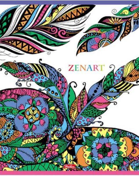 Тетрадь 96л. А5 "ZenArt" клетка ассорти 96Т5B1 1/6/60
