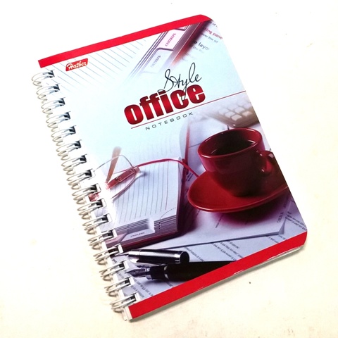 Записная книжка А6 80л гребень "Офис" клетка 80ЗК6B1гр 1/120