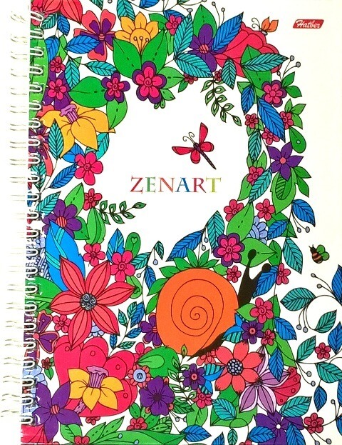 Тетрадь 80л. А5 7БЦ "ZenArt" клетка двойная на гребне 80Тдт5В1гр_16376 1/4/40