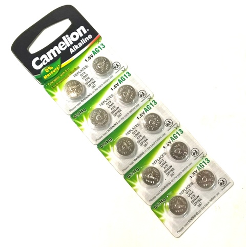Батарейка круглая CAMELION AG13 (357A) LR44 1/10