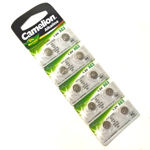 Батарейка круглая CAMELION AG3 BL-10