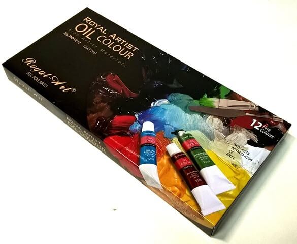 Краски масл. в наборе "ROYAL-ART"12 цв*12мл арт.R01212 1/6
