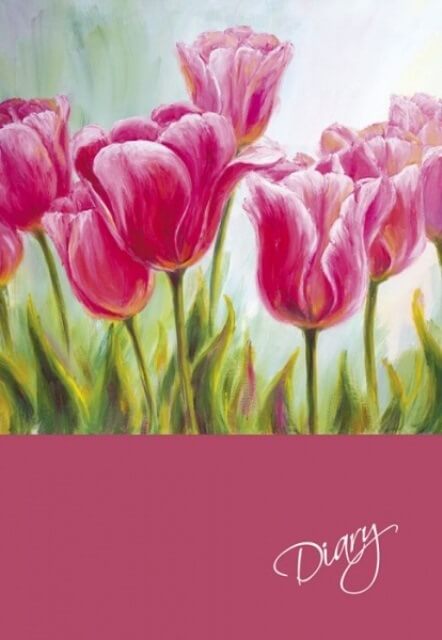 Ежедневник А5 "Тюльпаны" лайт 160стр. глянц.пл. 45778