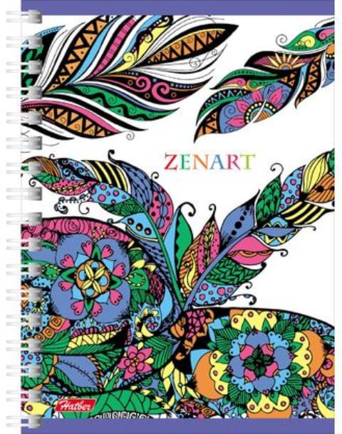 Записная книжка А6 140л гребень "ZenArt" клетка 140ЗК6B1гр 1/72