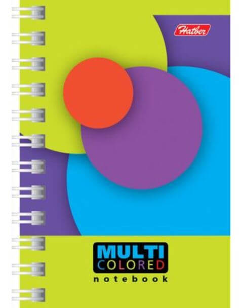 Записная книжка А7 40л гребень "Multicolored" 40ЗК7B1гр 1/144