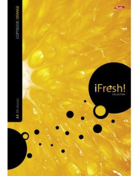 Тетрадь 80л. А4 гребень "iFRESH" клетка 80Т4В1гр 1/28
