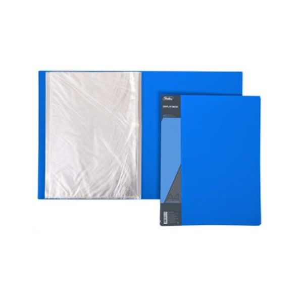 Папка с 40 файлами А4 Синяя пл. корешок 21 мм STANDARD 40AV4_00109