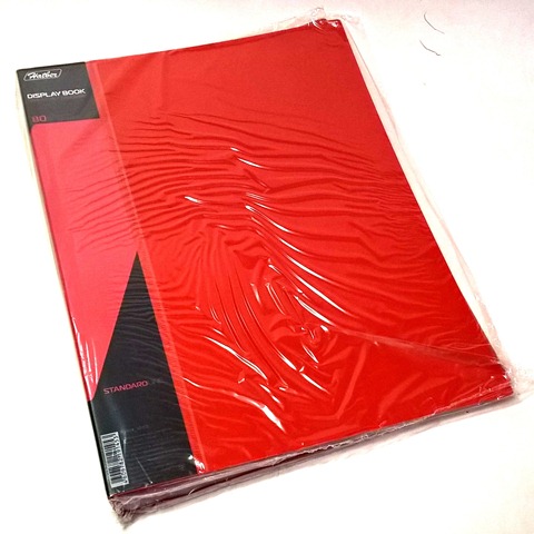 Папка с 80 файлами, А4 STANDARD красная 80AV4_00115 1/18