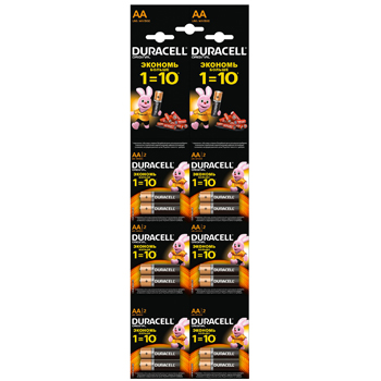 Батарейка мизинчиковая Duracell Basic LR03 1/6