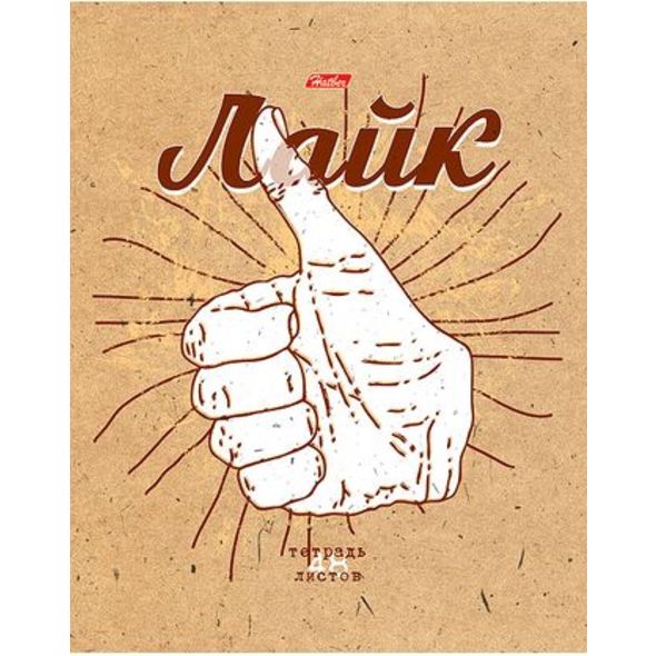 Тетрадь 48л. А5 "HandsBook" клетка КРАФТ ECO 48Т5В1 1/10/100