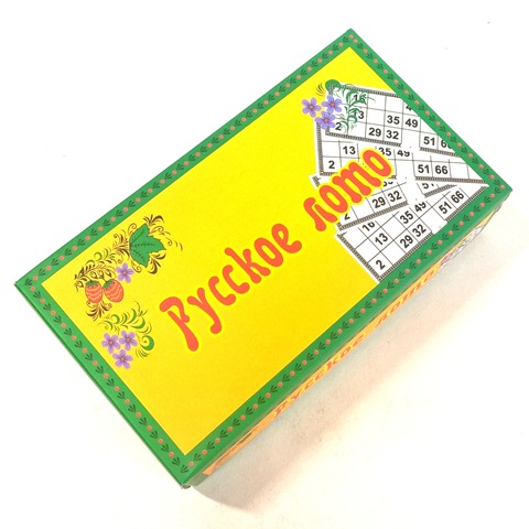 Игра настольная, РУССКОЕ ЛОТО, W1909