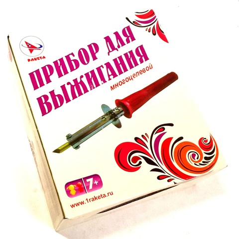 Прибор для выжигания многоц. с пласт . ручкой ЭНИС - В40/220 (2 насад.)