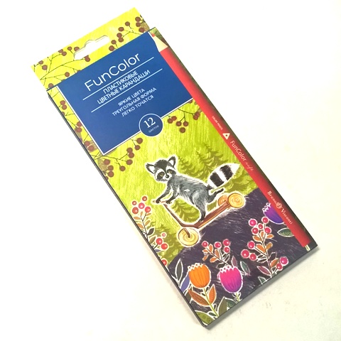 Карандаши 12цв. "FUNCOLOR" пластиковые 30-0060 1/12