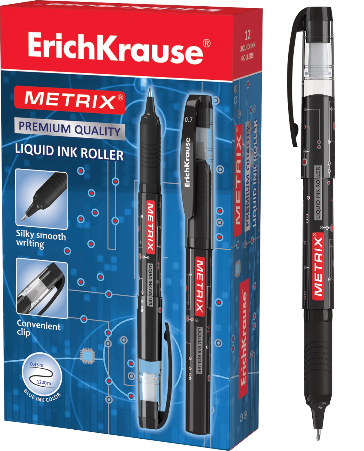 Роллер Metrix черный ЕК45480 1/12