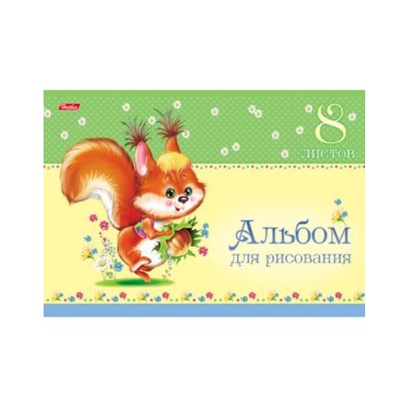 Альбом 8л. "Лохматики" А4 на скобе 8А4В 1/12/120