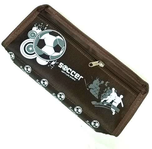 Пенал на молнии "FOOTBALL" 3диз M-6274
