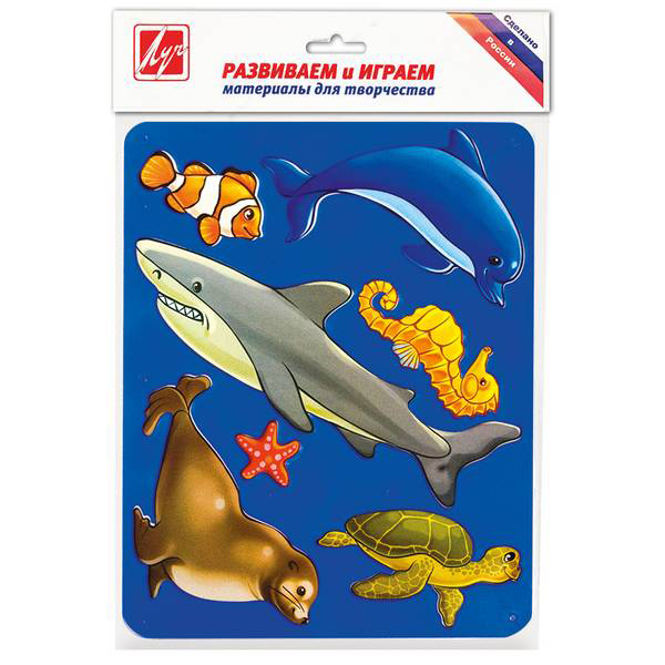 Трафарет в европодвесе "Морские обитатели" 9С448-08 1/100
