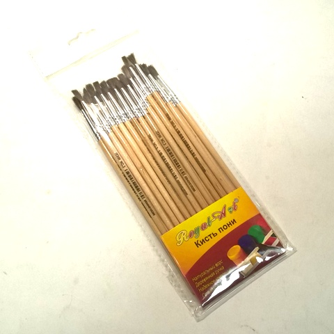Кисть для рисования пони №3 ROYAL ART арт.RA7653 1/25