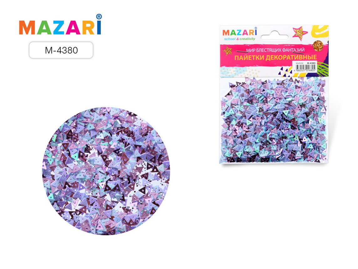 Пайетки MARISE 3мм М-4380 1/24