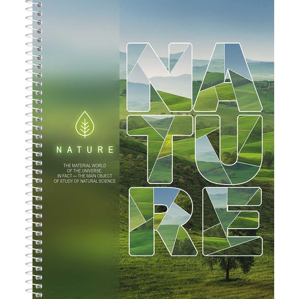 Тетрадь 96л спираль "Nature" асс. 96Т5C1сп 1/4/48