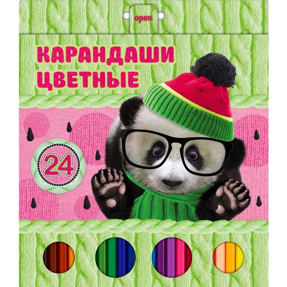 Карандаши 24цв. "Милашки" BKc_24112 1/6
