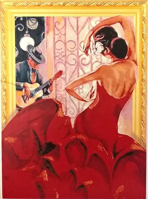 Алмазная мозаика 5D 40*50см ФЛАМЕНКО арт.LT0179