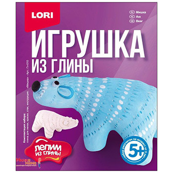 Игрушка из глины Мишка Гл-010