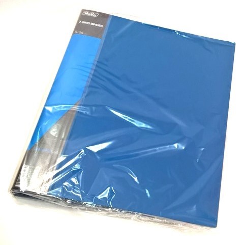 Папка на 2-х кольцах А4 Синяя 25 мм STANDARD 2AB4_00109 1/20